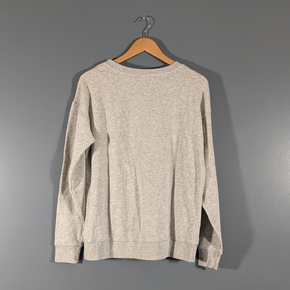 American Eagle gray crewneck pullover sweater sweatshirt Small 2017 NWT - Picture 3 of 11